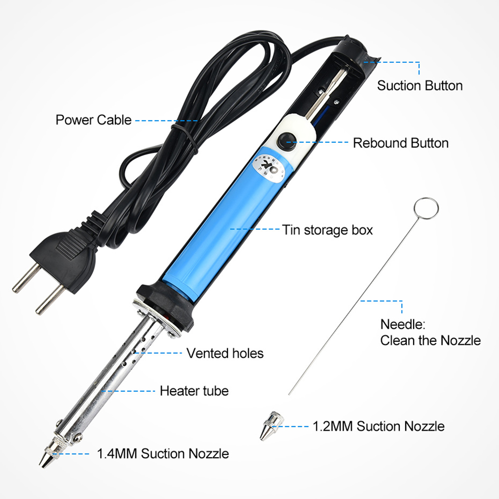 Penna Aspirante per Stagno Ele - Desoldering Pump Electric Vacuum Station recensione e prezzo